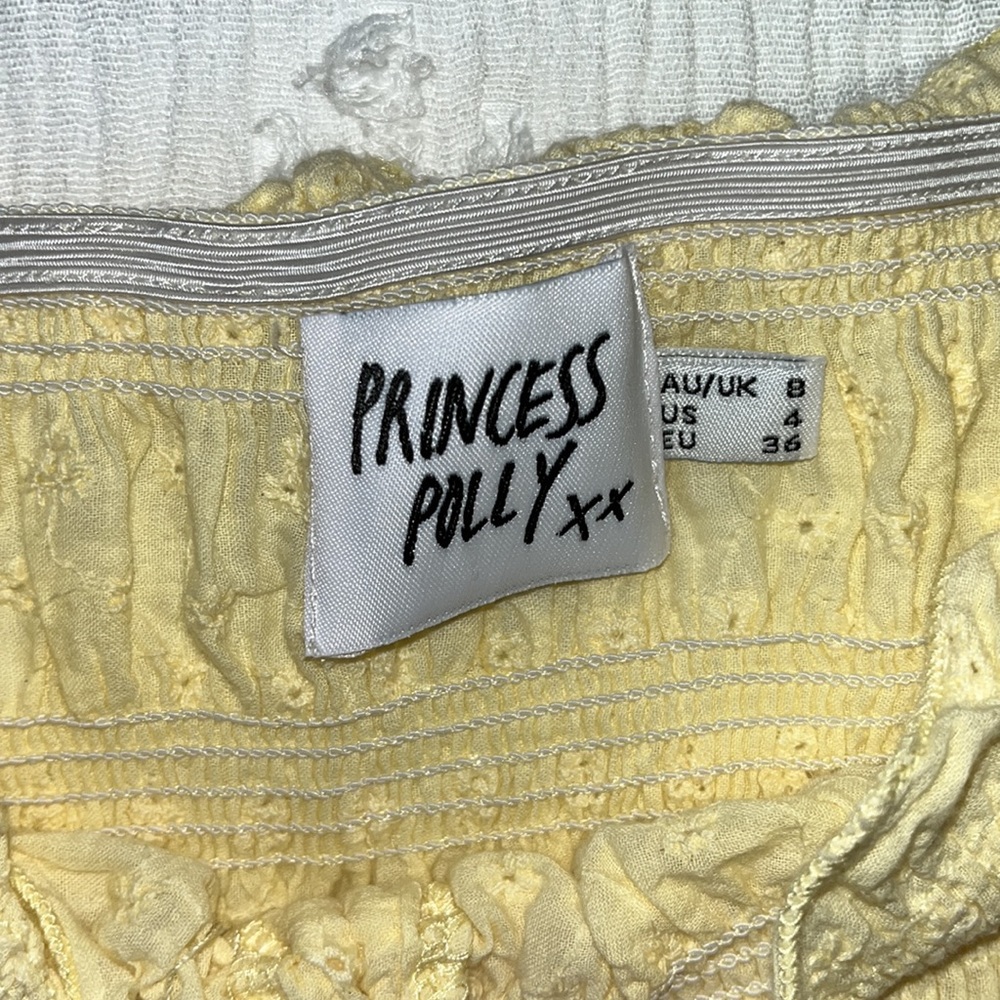 Yellow Princess Polly Top - Picture 2 of 2
